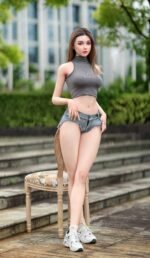 Jade-Silicone Sex Doll| Non-Inflatable| Realistic 1:1 Body Proportions| Flexible Poses - 图片 4