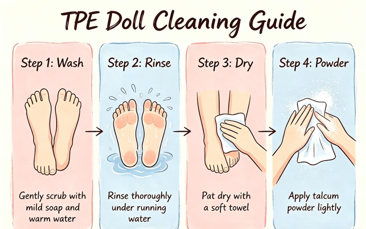 how to clean a tpe sex doll